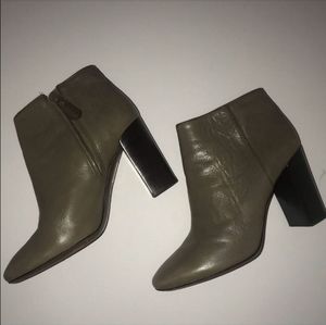 Tory Burch tan leather booties